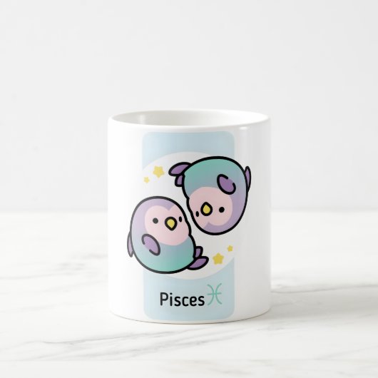 Chubby Bird Zodiac Pisces Kaffeetasse (Mittel)