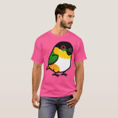 Chubby Black Headed Caique T-Shirt (Vorne ganz)