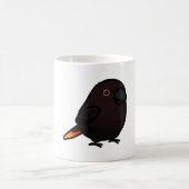 Chubby Black Lory Lorikeet Kaffeetasse (Mittel)