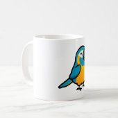 Chubby Black Palm Goliath Cockatoo Kaffeetasse (Vorderseite Links)