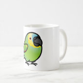 Chubby Blauer Amazonas Kaffeetasse (VorderseiteRechts)