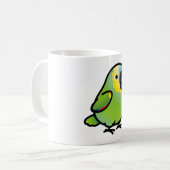 Chubby Blauer Amazonas Kaffeetasse (Vorderseite Links)