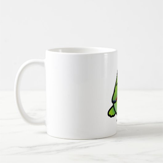 Chubby Blauer Amazonas Kaffeetasse (Links)