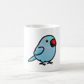 Chubby Blue Indian Ringneck - Weiblich Kaffeetasse (Mittel)