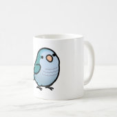 Chubby Blue Quaker Parrot Kaffeetasse (VorderseiteRechts)