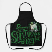 Chubby Boo Boo Gangsta Schürze "Shenanigans begin" (Vorderseite)