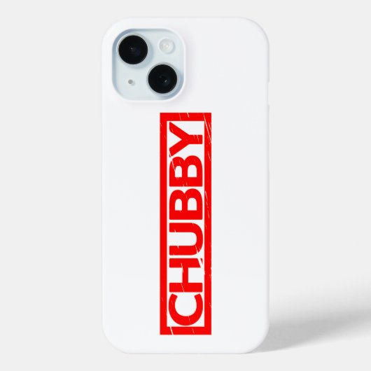 Chubby-Briefmarke Case-Mate iPhone Hülle (Rückseite)