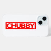 Chubby-Briefmarke Case-Mate iPhone Hülle (Rückseite (Horizontal))
