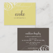 CHUBBY BUSINESS CARD :: Designervogue L3 Visitenkarte (Vorne/Hinten)