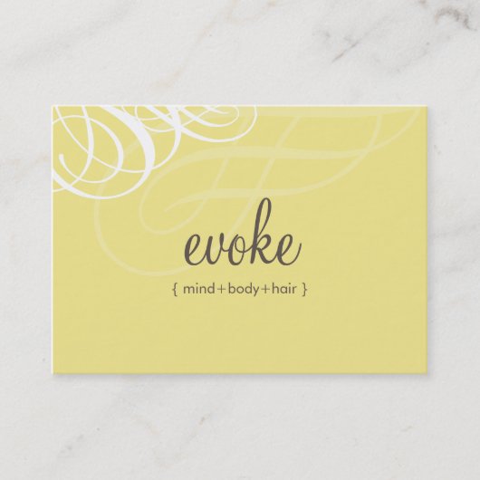 CHUBBY BUSINESS CARD :: Designervogue L3 Visitenkarte (Vorderseite)
