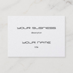 Chubby Business Card Premium Pearl Visitenkarte
