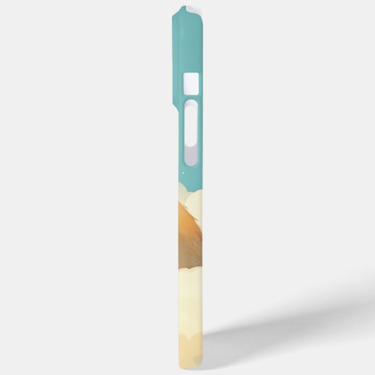 Chubby Capybara Ruhen auf einer Wolke Case-Mate iPhone Hülle (Rückseite / Links)