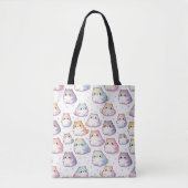 Chubby Cartoon Cat Collection Tasche (Vorderseite)