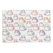 Chubby Cartoon Katzen Kissenbezug (Vorderseite-Rechts)