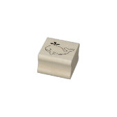 Chubby Cartoon Whale 2 Gummistempel (Stempel)