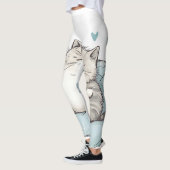 Chubby Cat Chill Vibes Leggings (Links)