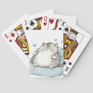 Chubby Cat Chill Vibes Spielkarten