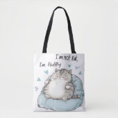 Chubby Cat Chill Vibes Tasche (Vorderseite)