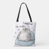 Chubby Cat Chill Vibes Tasche (Rückseite)