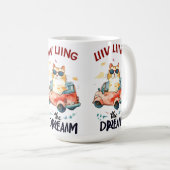 Chubby Cat: Die Traumkaffee-Tasse leben Kaffeetasse (VorderseiteRechts)