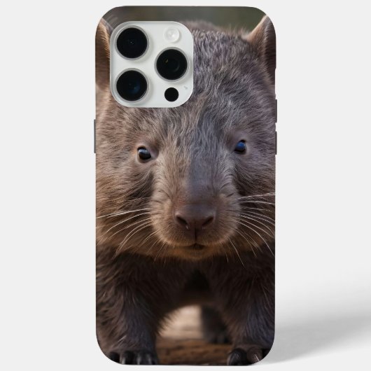"Chubby Charm: Die Adorable Australian Wombat" Case-Mate iPhone Hülle (Rückseite)