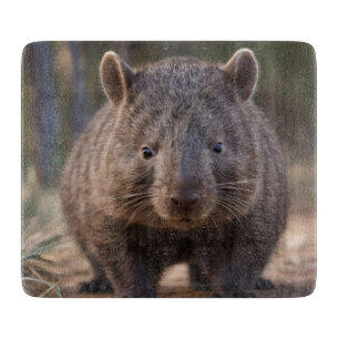 "Chubby Charm: Die Adorable Australian Wombat" Schneidebrett