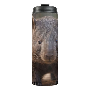 "Chubby Charm: Die Adorable Australian Wombat" Thermosbecher