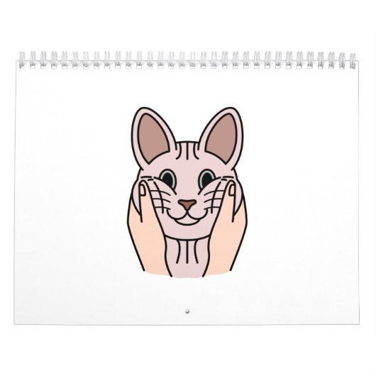 Chubby Cheeks Sphynx Cat Kalender (Titelbild)