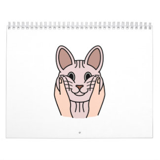 Chubby Cheeks Sphynx Cat Kalender
