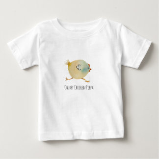 Chubby Chicken, colorfull, whimsical, illustration Baby T-shirt