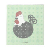 Chubby Chicken Notizblock (Vorderseite)