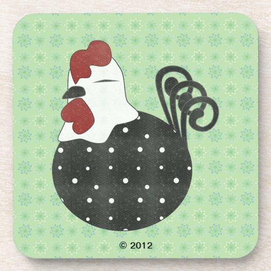 Chubby Chicken Untersetzer (Vorderseite)