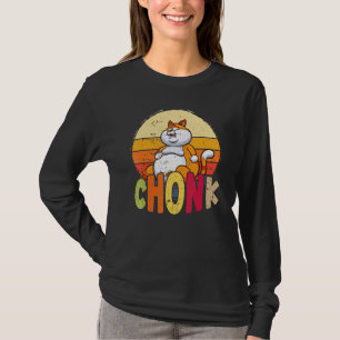 Chubby Chonk Cat Meme für Fett Feline T-Shirt