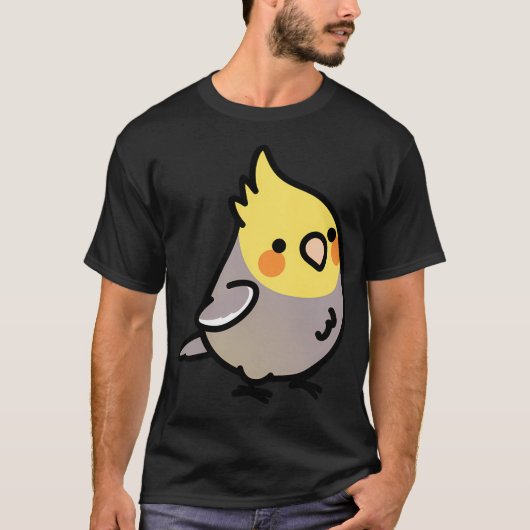 Chubby Cinnamon Cockatiel T-Shirt (Vorderseite)