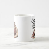 Chubby Cosy Bären Reading Herbstkerze Kaffeetasse (Mittel)