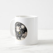 Chubby Cow in Pajamas Kaffeetasse (Vorderseite Links)