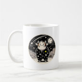 Chubby Cow in Pajamas Kaffeetasse (Links)