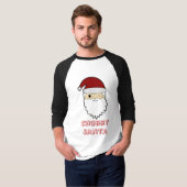 Chubby Cute Santa Face – Adorable Christmas Tee (Vorne ganz)