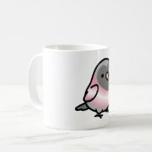 Chubby Demigirl LGBT+ Pride Lovebird Kaffeetasse (Vorderseite Links)