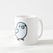 Chubby Dilute Light Blue Parrotlet Kaffeetasse (VorderseiteRechts)