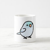 Chubby Dilute Light Blue Parrotlet Kaffeetasse (Mittel)