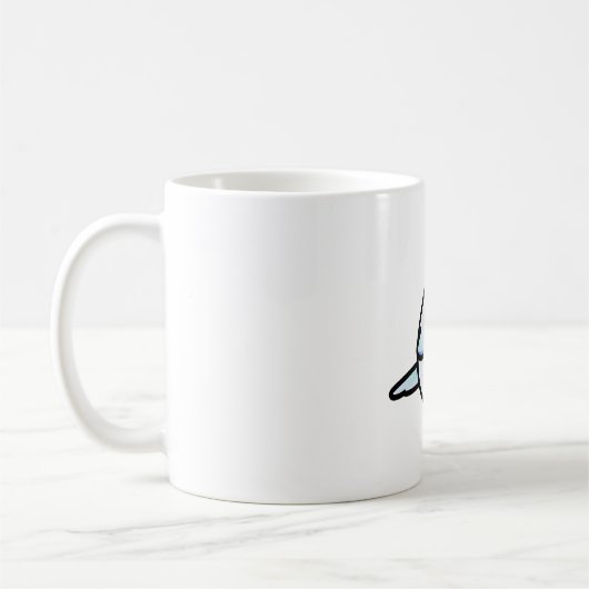 Chubby Dilute Light Blue Parrotlet Kaffeetasse (Links)