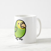 Chubby Double Yellow-head Amazon Kaffeetasse (VorderseiteRechts)