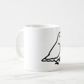Chubby Dove Kaffeetasse (Vorderseite Links)