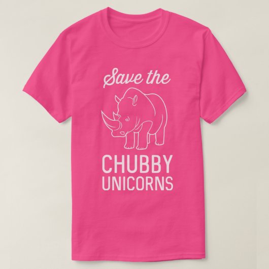 Chubby-Einhörner gerettet 8 T-Shirt (Design vorne)