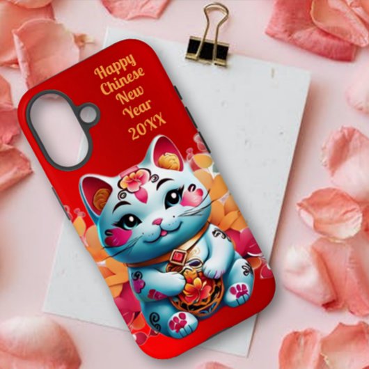 Chubby Fortune Cat Chinesisches Neujahr Case-Mate iPhone Hülle