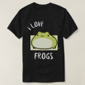 Chubby Frog I Liebe Frosch T-Shirt (Design vorne)