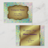 Chubby Geschäfts-Karte Informel Kunst abstrakt Visitenkarte (Vorne/Hinten)