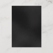 Chubby Gray Red Line Attraktive Visitenkarte (Rückseite)