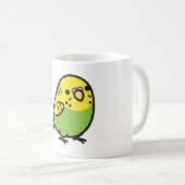 Chubby Green Budgie - Frauen Kaffeetasse (VorderseiteRechts)